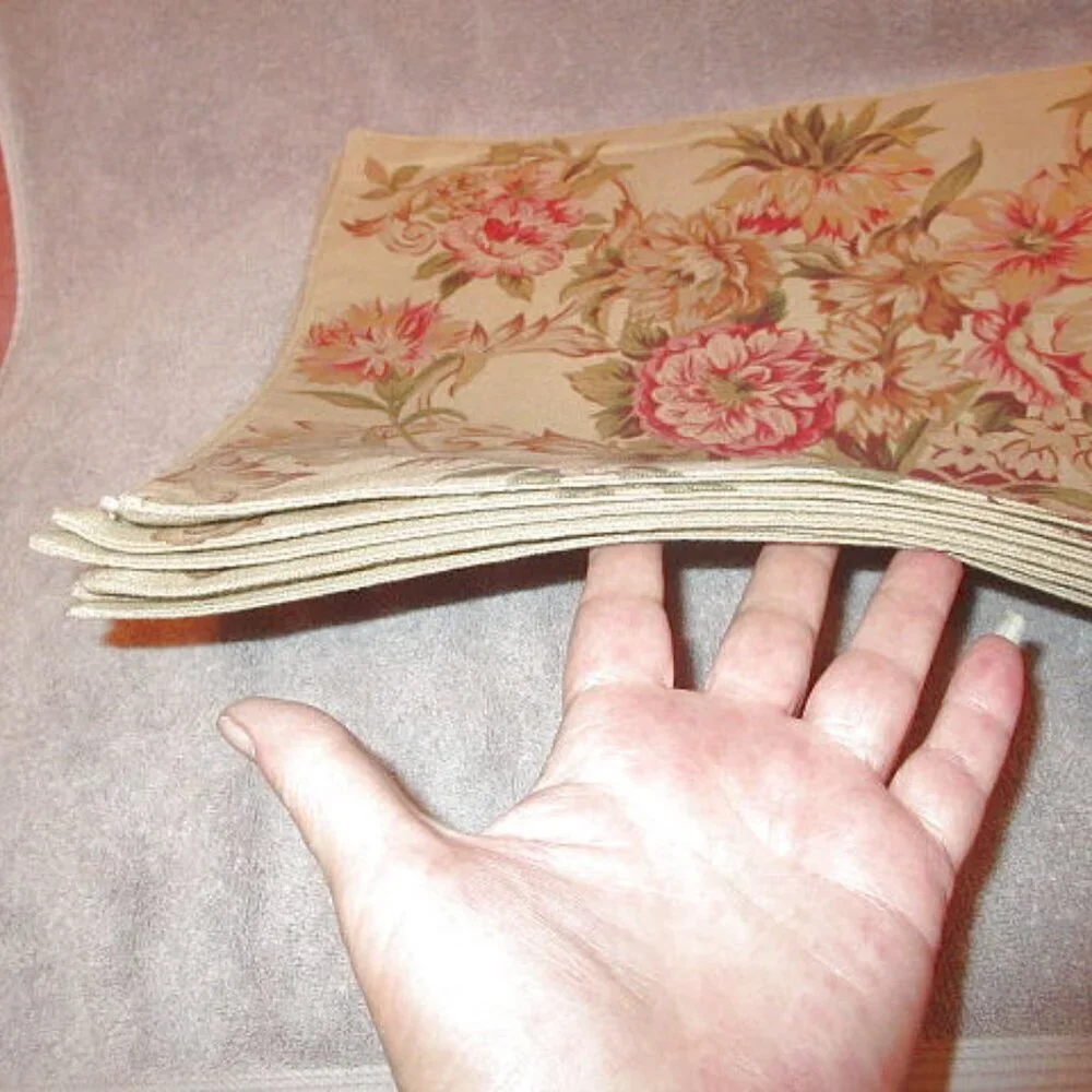 Vtg 6 Piece Ralph Lauren Guinevere Tapestry Placemats Regency Cottage Old Money